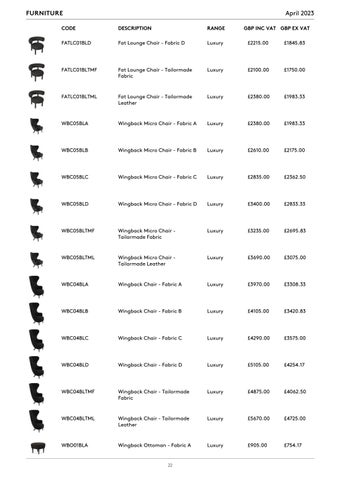 Tom Dixon Studio 灯饰目录 · Tom Dixon Pricelist (GBP) 第 22 页