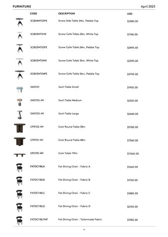Tom Dixon Studio 灯饰目录 · Tom Dixon Pricelist (USD) 第 19 页