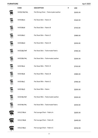 Tom Dixon Studio 灯饰目录 · Tom Dixon Pricelist (USD) 第 20 页