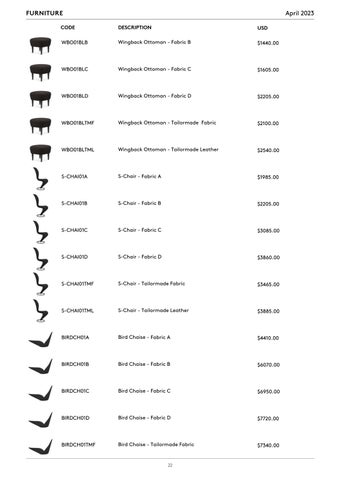 Tom Dixon Studio 灯饰目录 · Tom Dixon Pricelist (USD) 第 22 页
