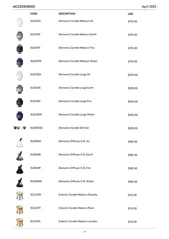 Tom Dixon Studio 灯饰目录 · Tom Dixon Pricelist (USD) 第 24 页