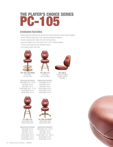 Gasser | Gaming Product Summary 家具目录 2023 第 24 页
