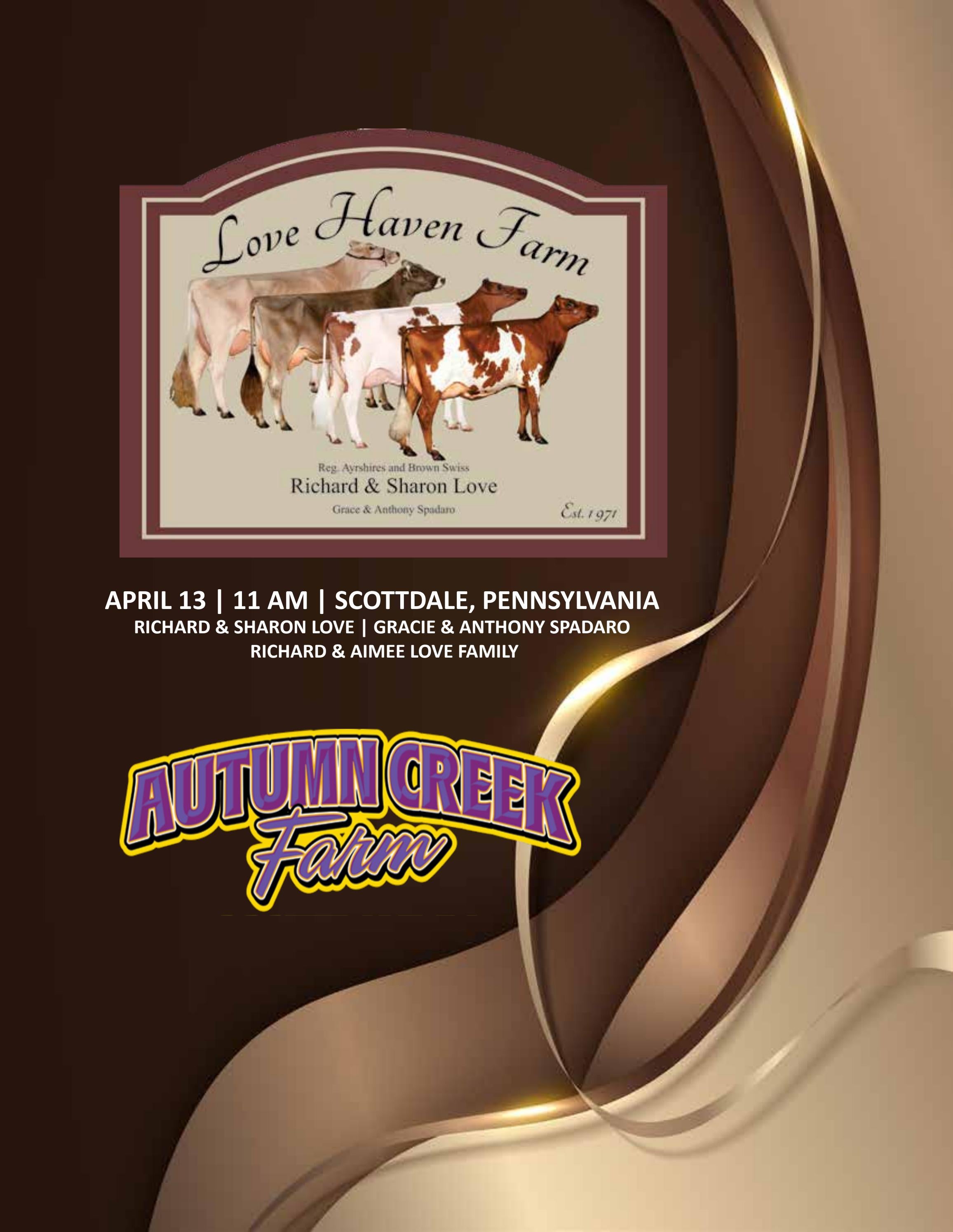 LoveHaven Farm & Autumn Creek Farm Dispersal by Dairy Agenda Today Issuu