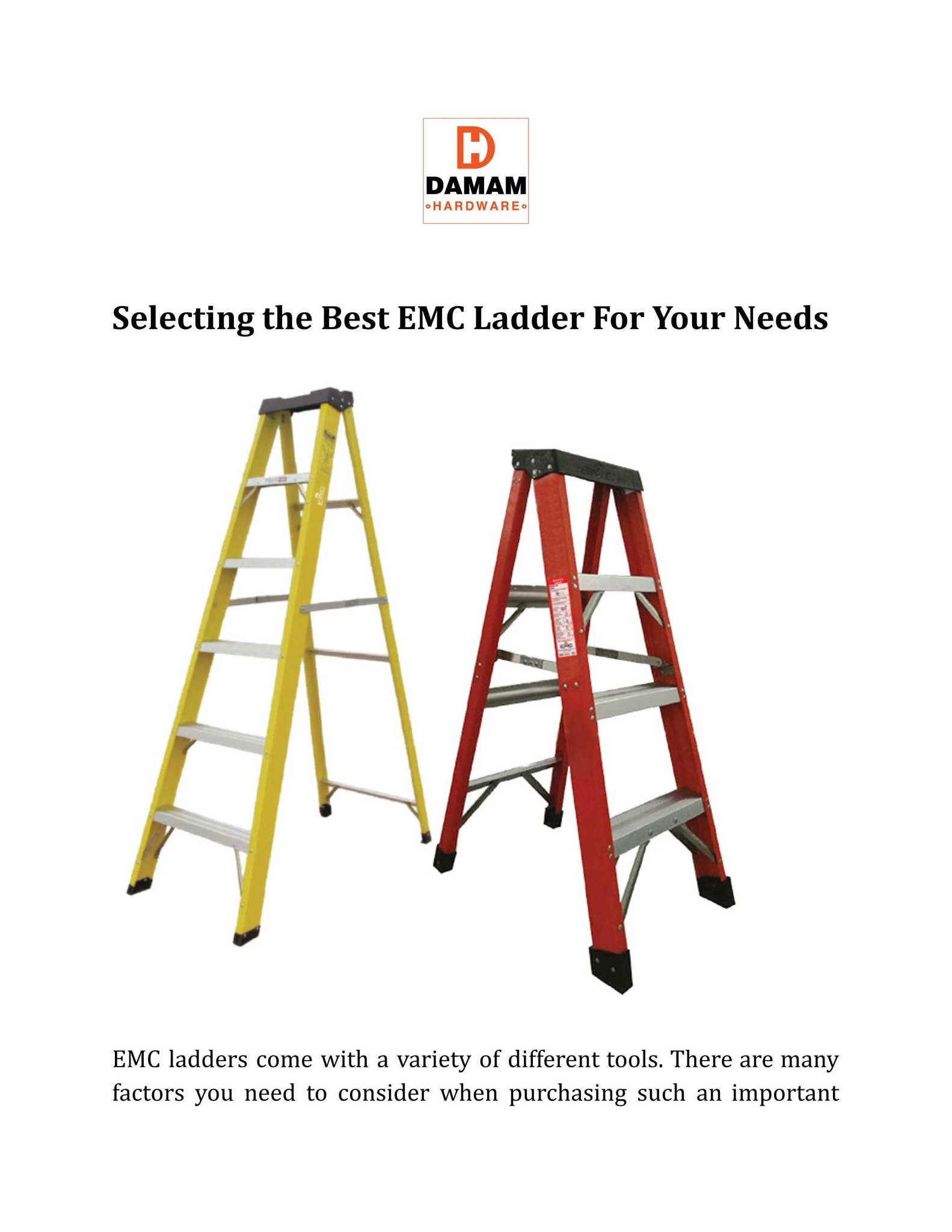 Selecting the Best EMC Ladder For Your Needs by Damamhardware - Issuu