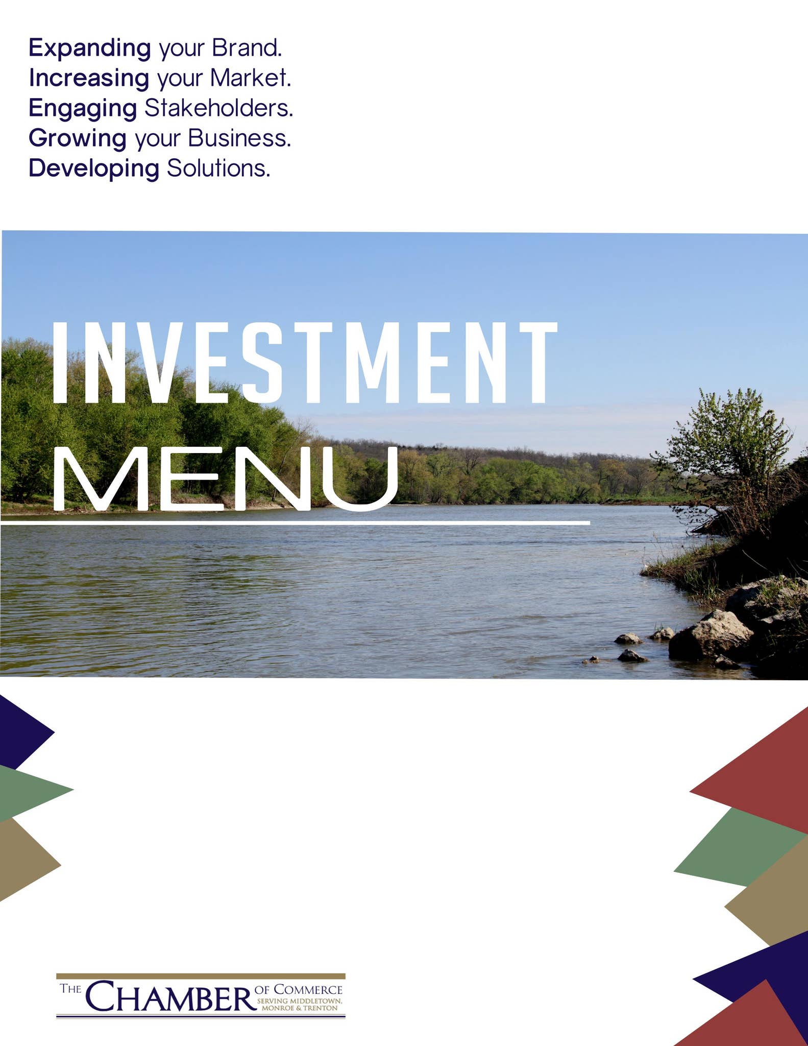 2023 Investment Menu by The Chamber Of Commerce Serving Middletown ...