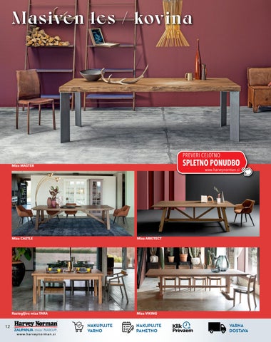 Harvey Norman | Slovenija 家具目录 · Popolna ponudba - mize × stoli 第 12 页