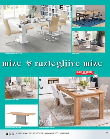 Harvey Norman | Slovenija 家具目录 · Popolna ponudba - mize × stoli 第 15 页