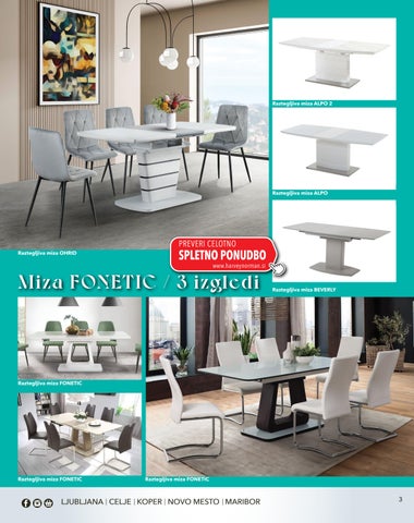 Harvey Norman | Slovenija 家具目录 · Popolna ponudba - mize × stoli 第 3 页