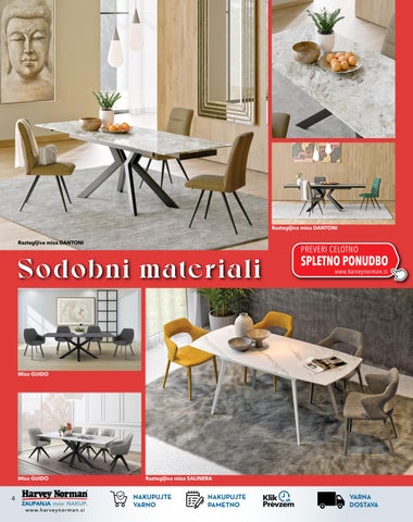 Harvey Norman | Slovenija 家具目录 · Popolna ponudba - mize × stoli 第 4 页