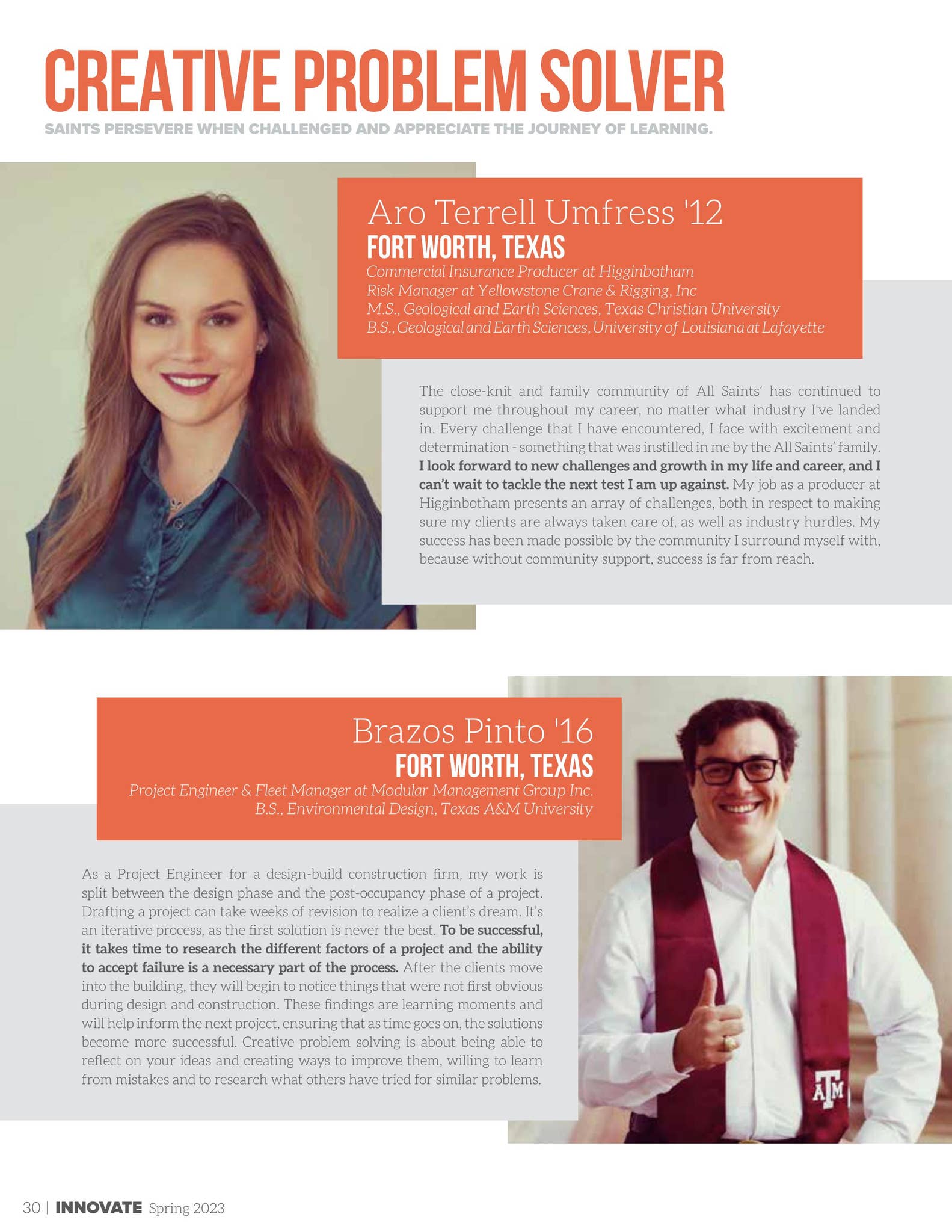 Innovate, Spring 2023 by All Saints' Episcopal School - Issuu