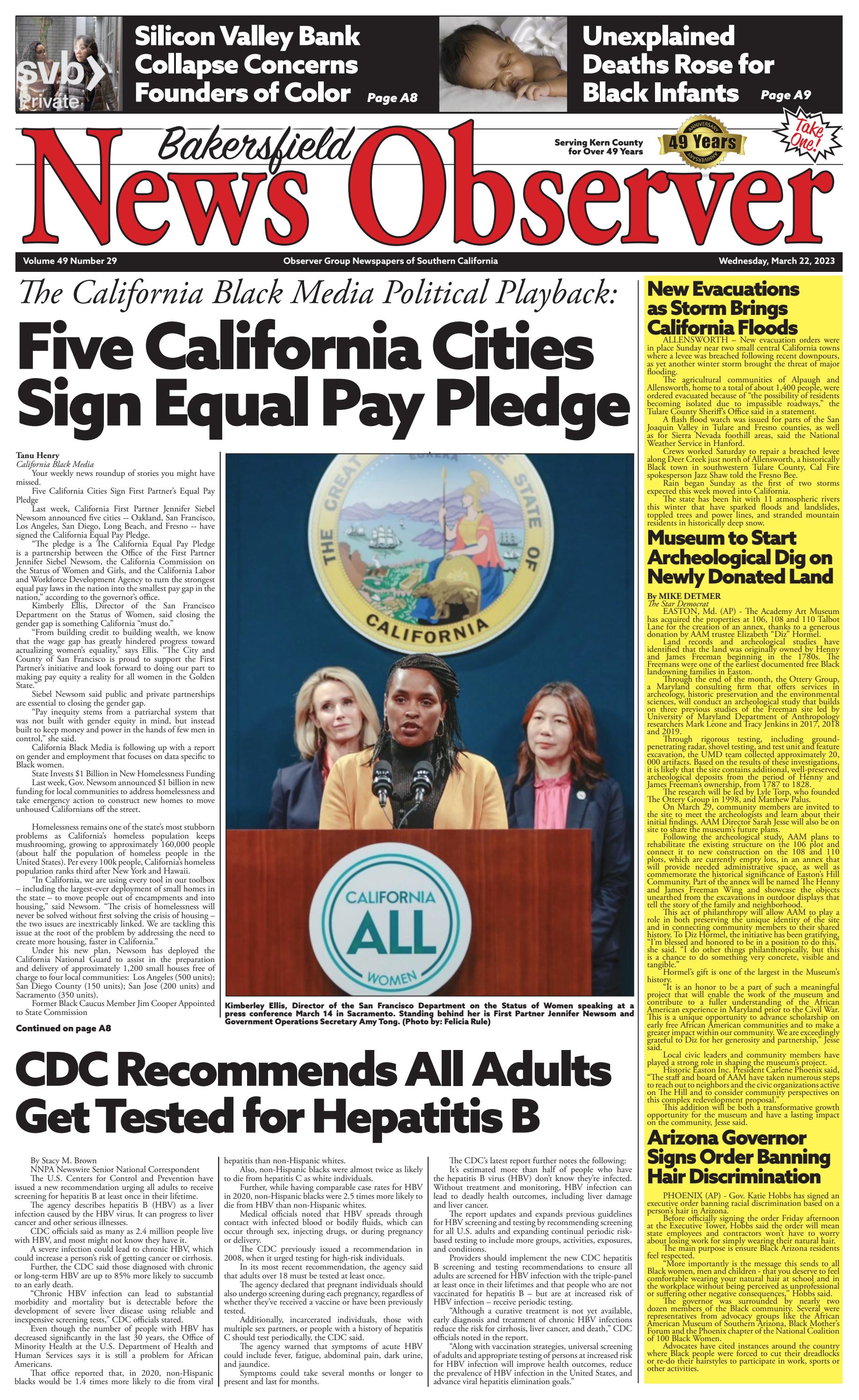 Bakersfield News Observer 3.22.23 by Observer Group Newspapers of