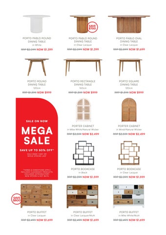 OZ Design Furniture 家具目录 · Mega Sale 第 13 页