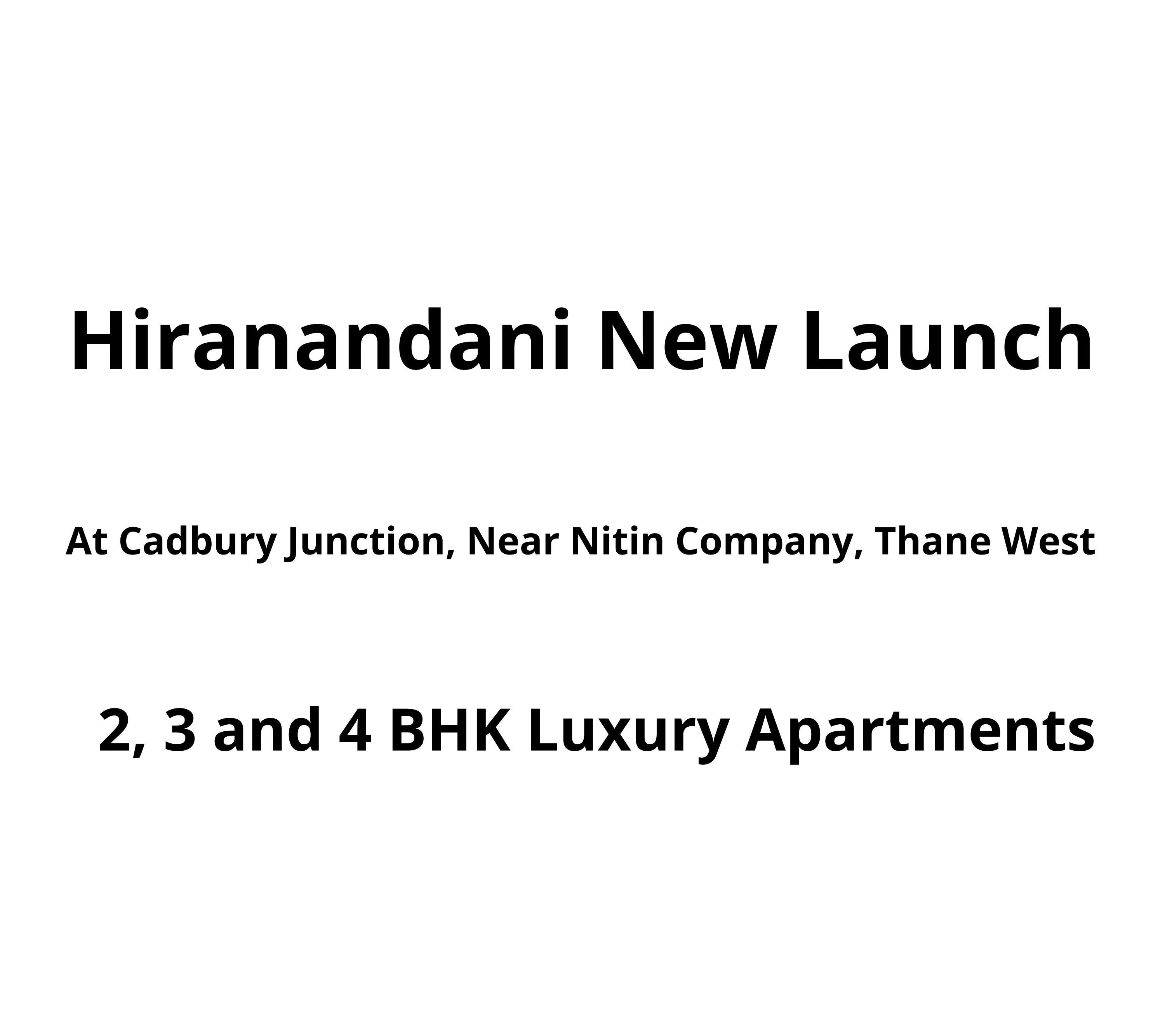 Hiranandani Cadbury Junction Thane West E Brochure By Omana