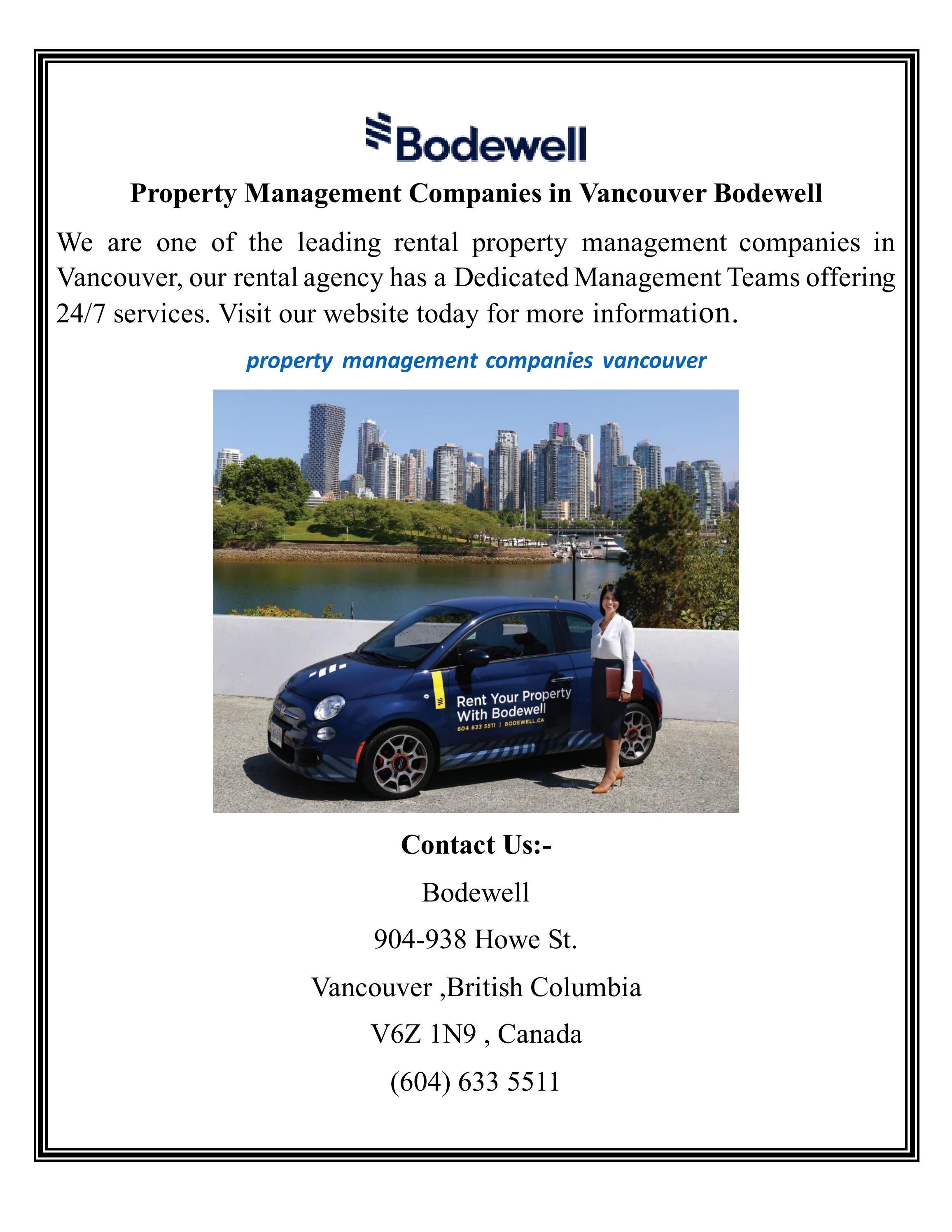 Property Management Companies in Vancouver Bodewell by Bodewell Issuu