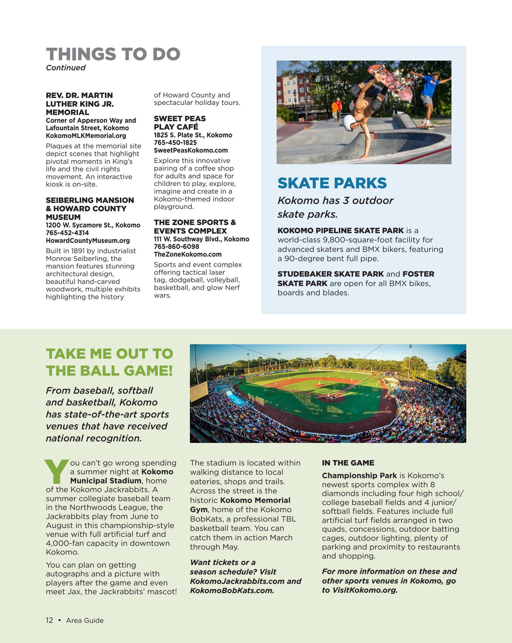 Kokomo Indiana Area Guide by travelindiana.com - Issuu