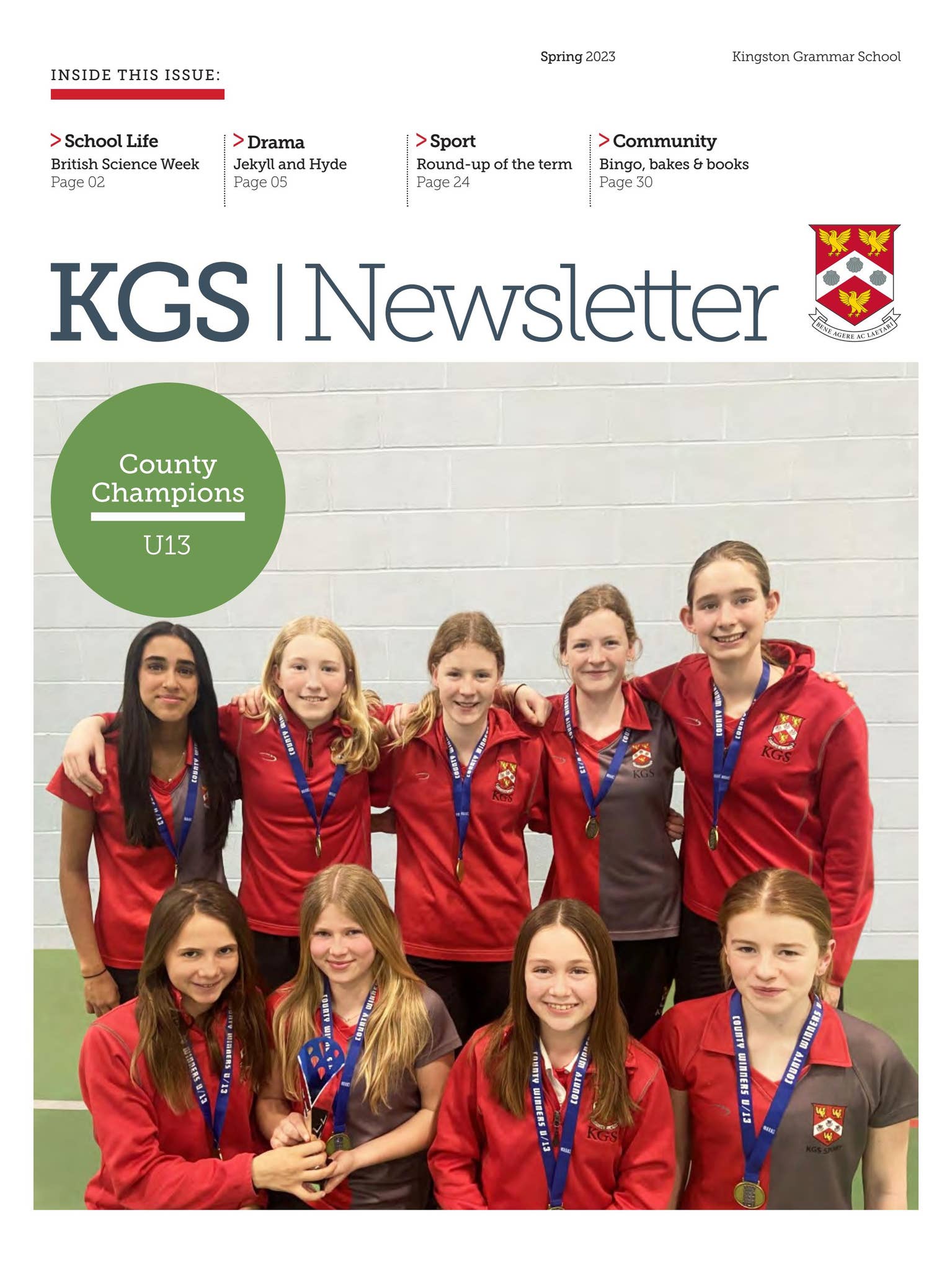 Spring Newsletter 2023 by Kingston Grammar School - Issuu