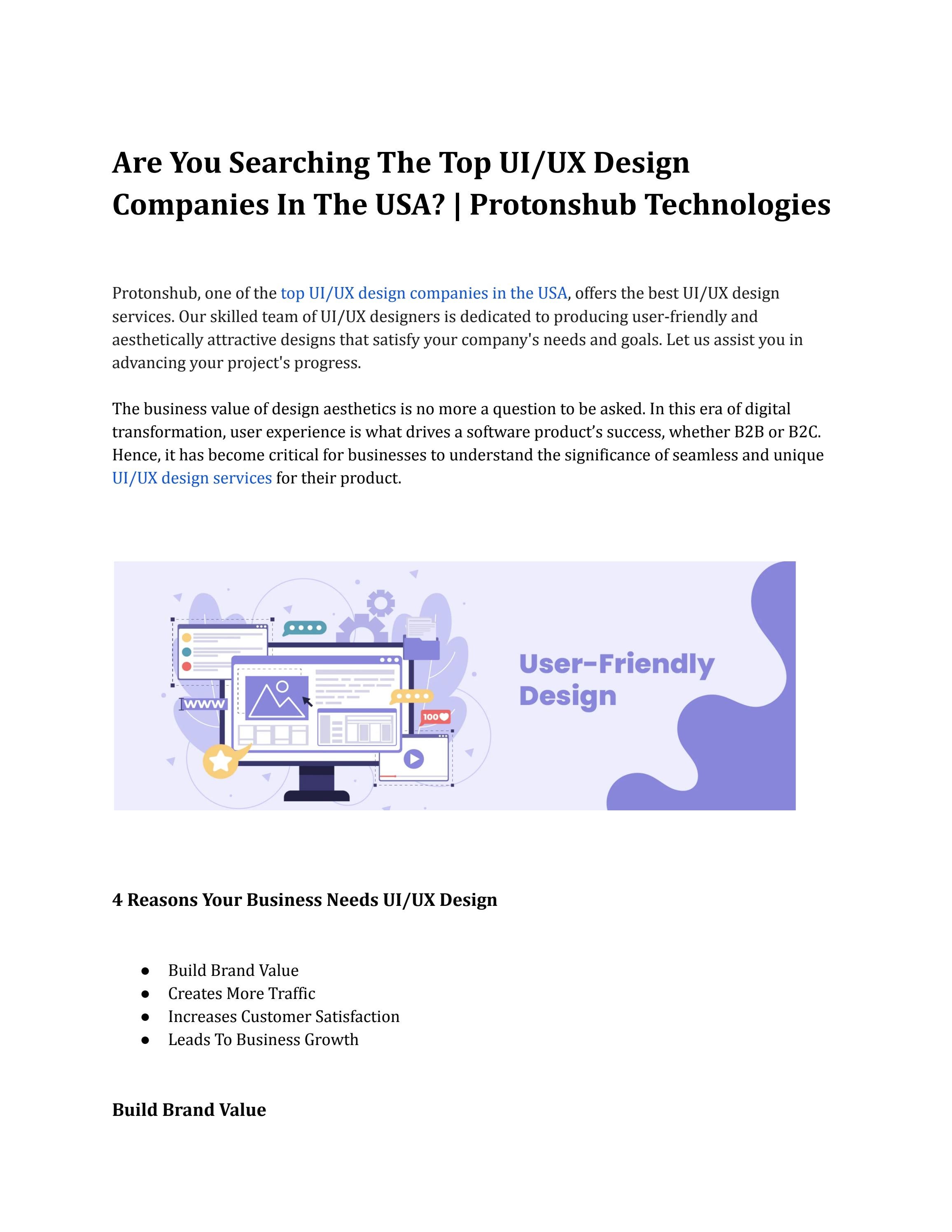 Are You Searching The Top UI/UX Design Companies In The USA