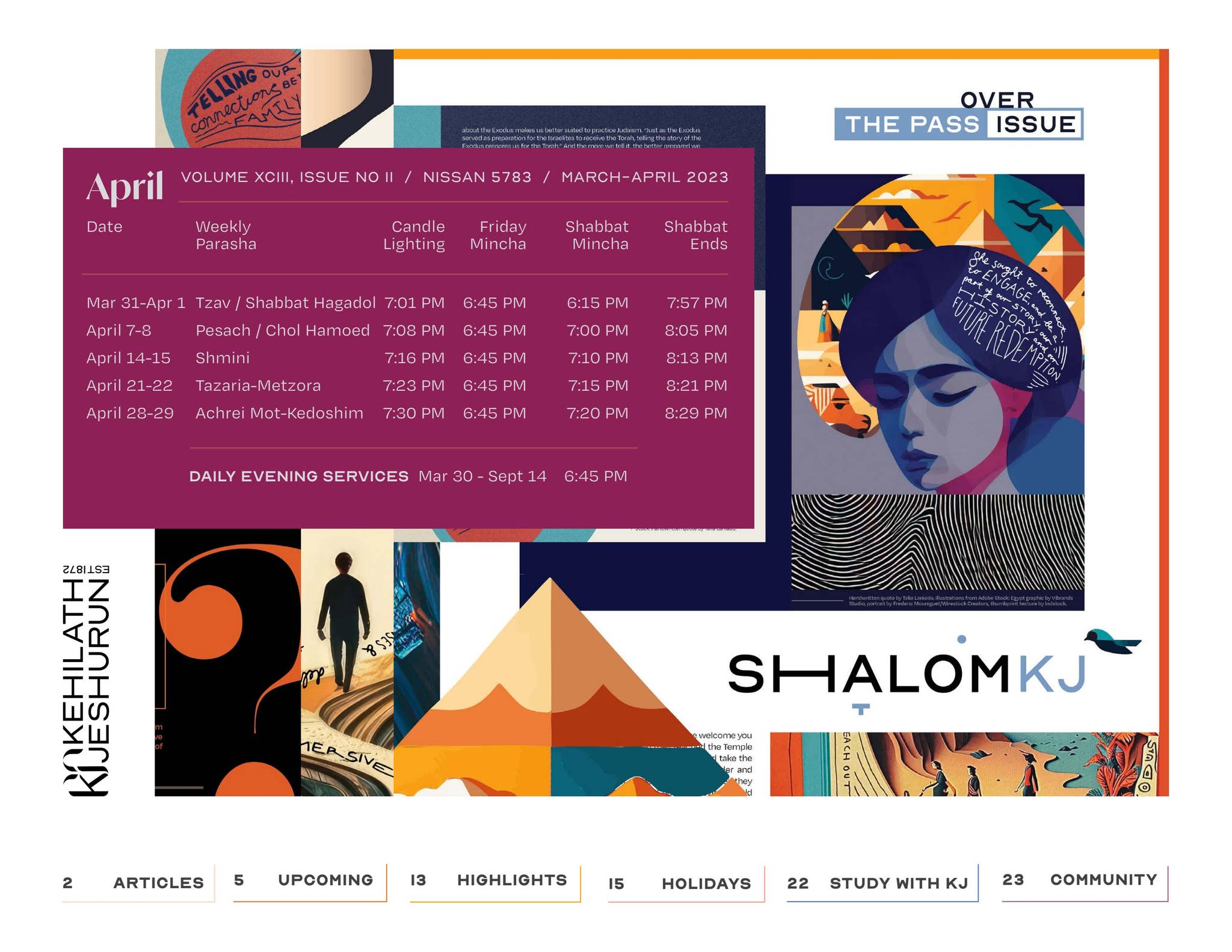 Shalom KJ - The Passover Edition by Congregation Kehilath Jeshurun - Issuu