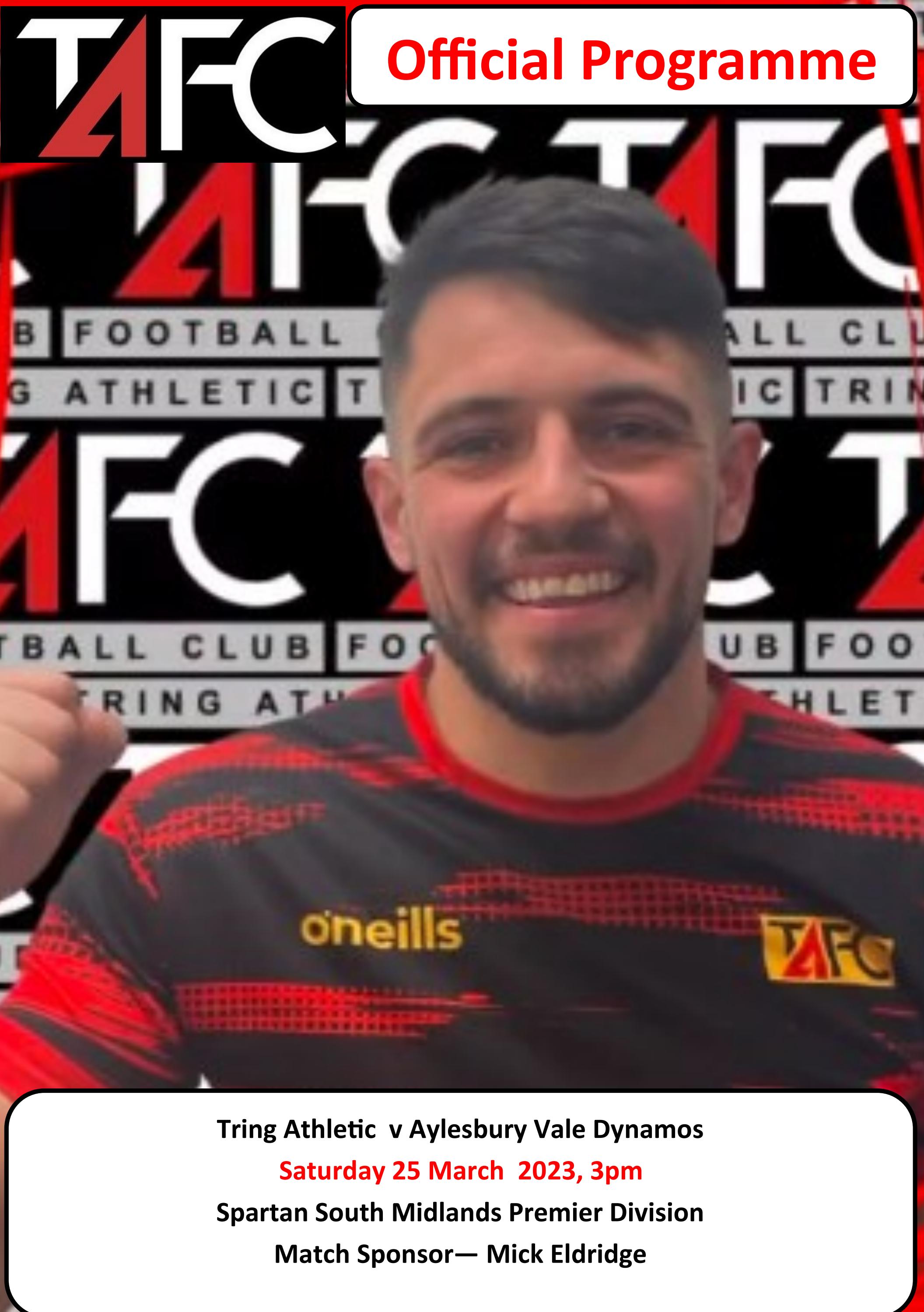 Tring Athletic vs Aylesbury Vale Dynamos by Tring Athletic Issuu