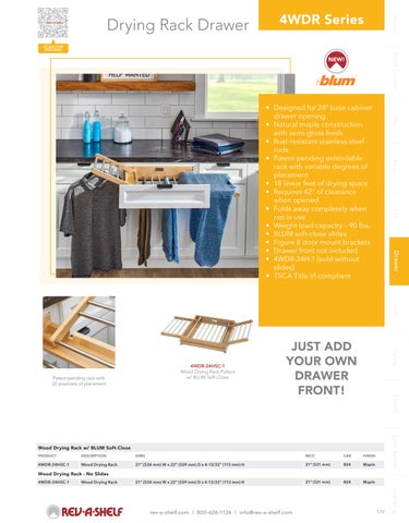 Rev-A-Shelf 灯饰目录 · Drawer Solutions 第 3 页
