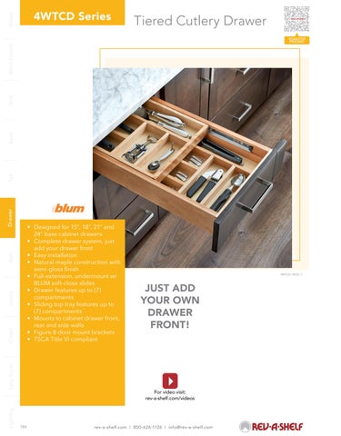 Rev-A-Shelf 灯饰目录 · Drawer Solutions 第 8 页