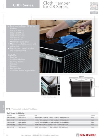 Rev-A-Shelf 灯饰目录 · Closet Solutions 第 8 页