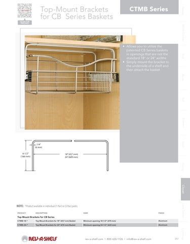 Rev-A-Shelf 灯饰目录 · Closet Solutions 第 9 页