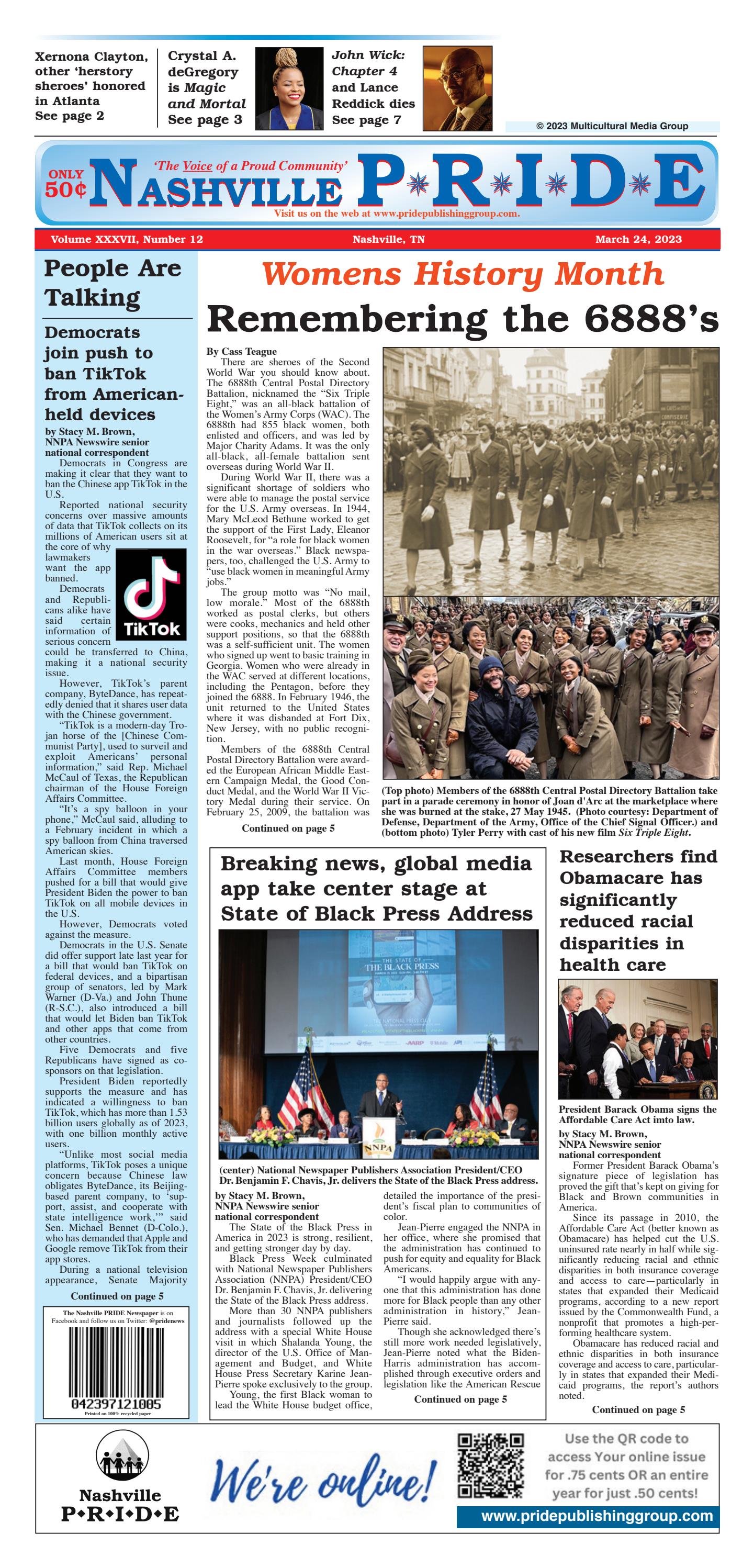 Nashviville PRIDE March 24, 2023 by Nashville Pride Newspaper Issuu