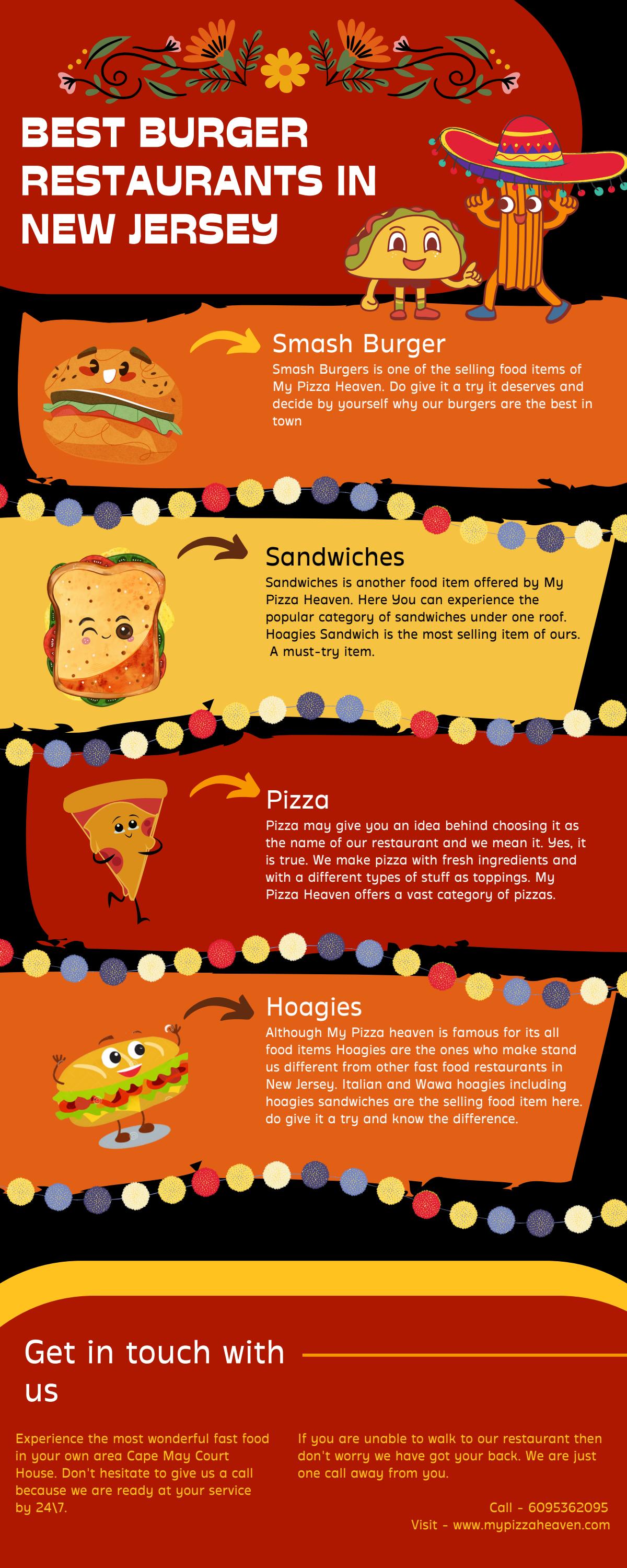 My Pizza Heaven Best burger restaurants in New Jersey by My Pizza