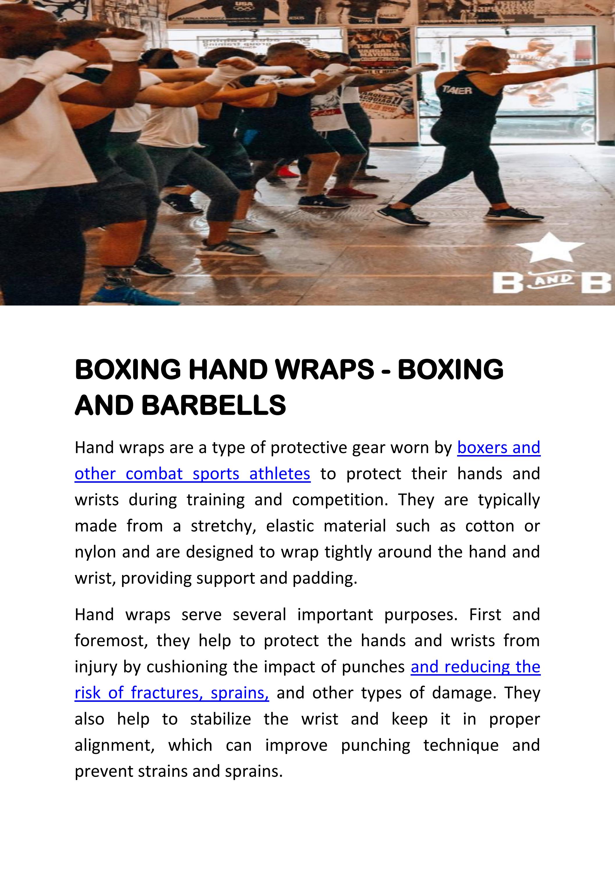 Boxing Hand Wraps Boxing And Barbells by Boxing and Barbells Issuu
