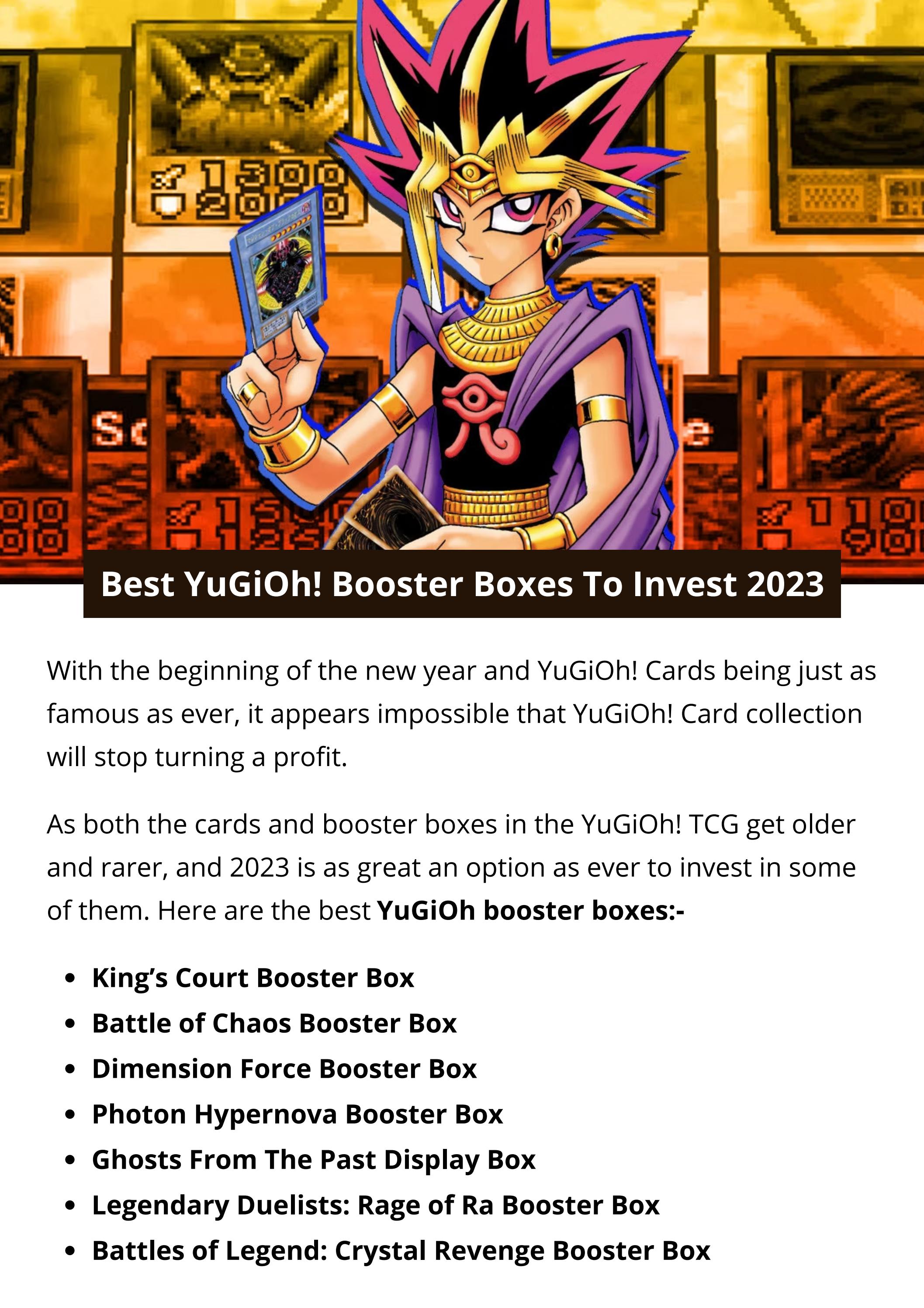 Best YuGiOh! Booster Boxes To Invest 2023 by jonesashley Issuu