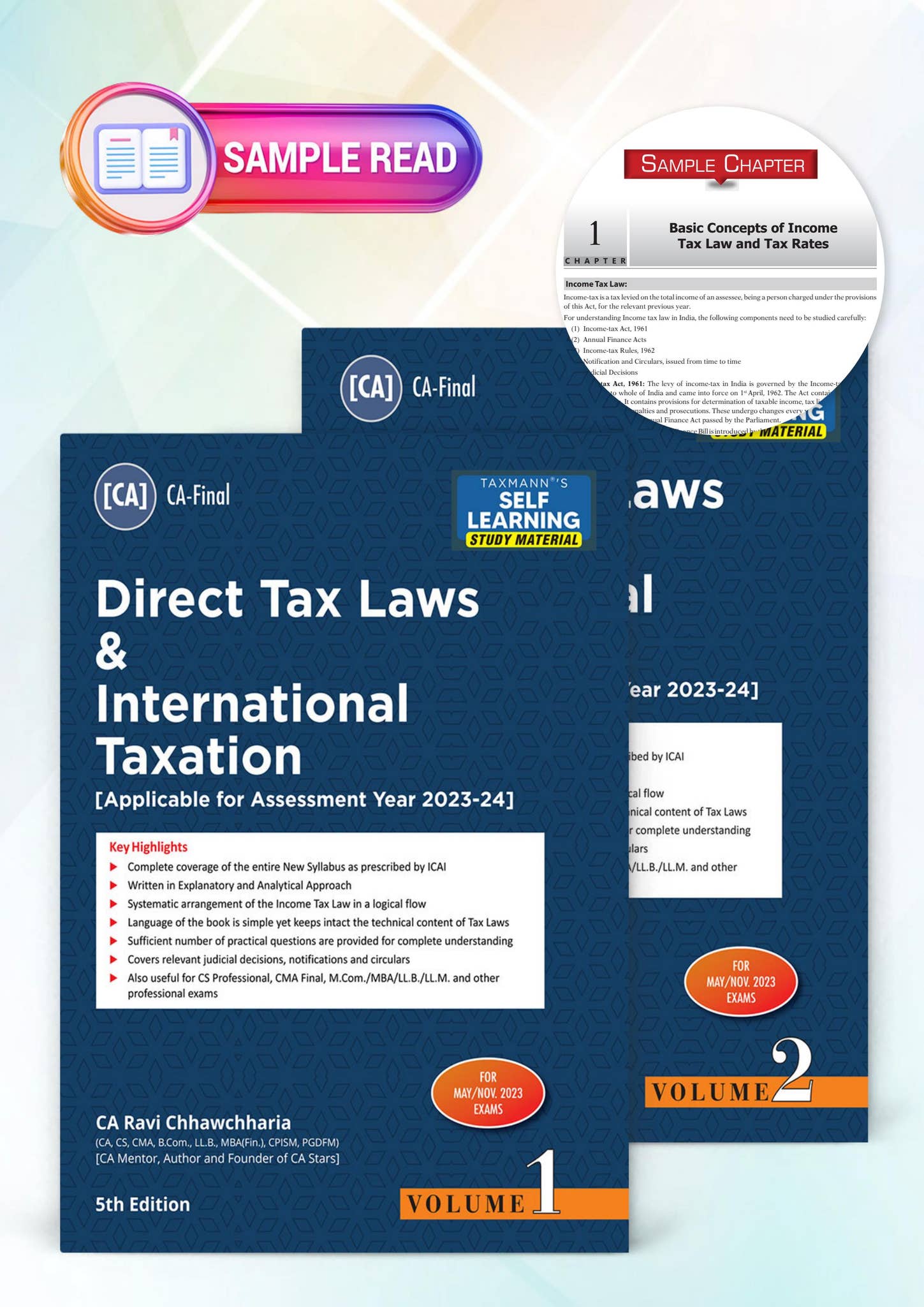 Taxmann's Direct Tax Laws & International Taxation (DT) | A.Y. 2023-24 ...
