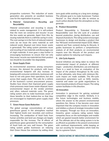 Green Rating of Industries in Karnataka 第 19 页
