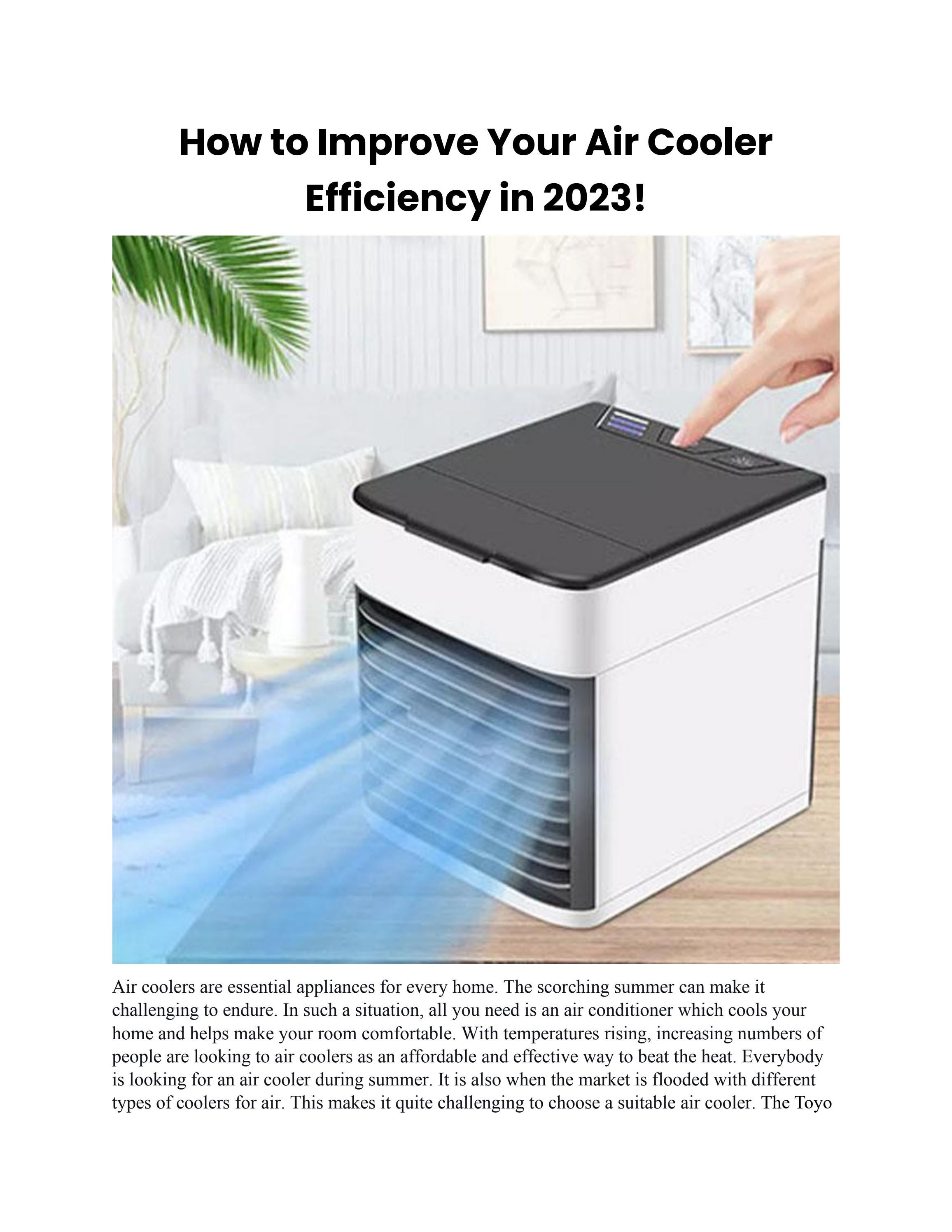 How to Improve Your Air Cooler Efficiency in 2023! by Ittefaq