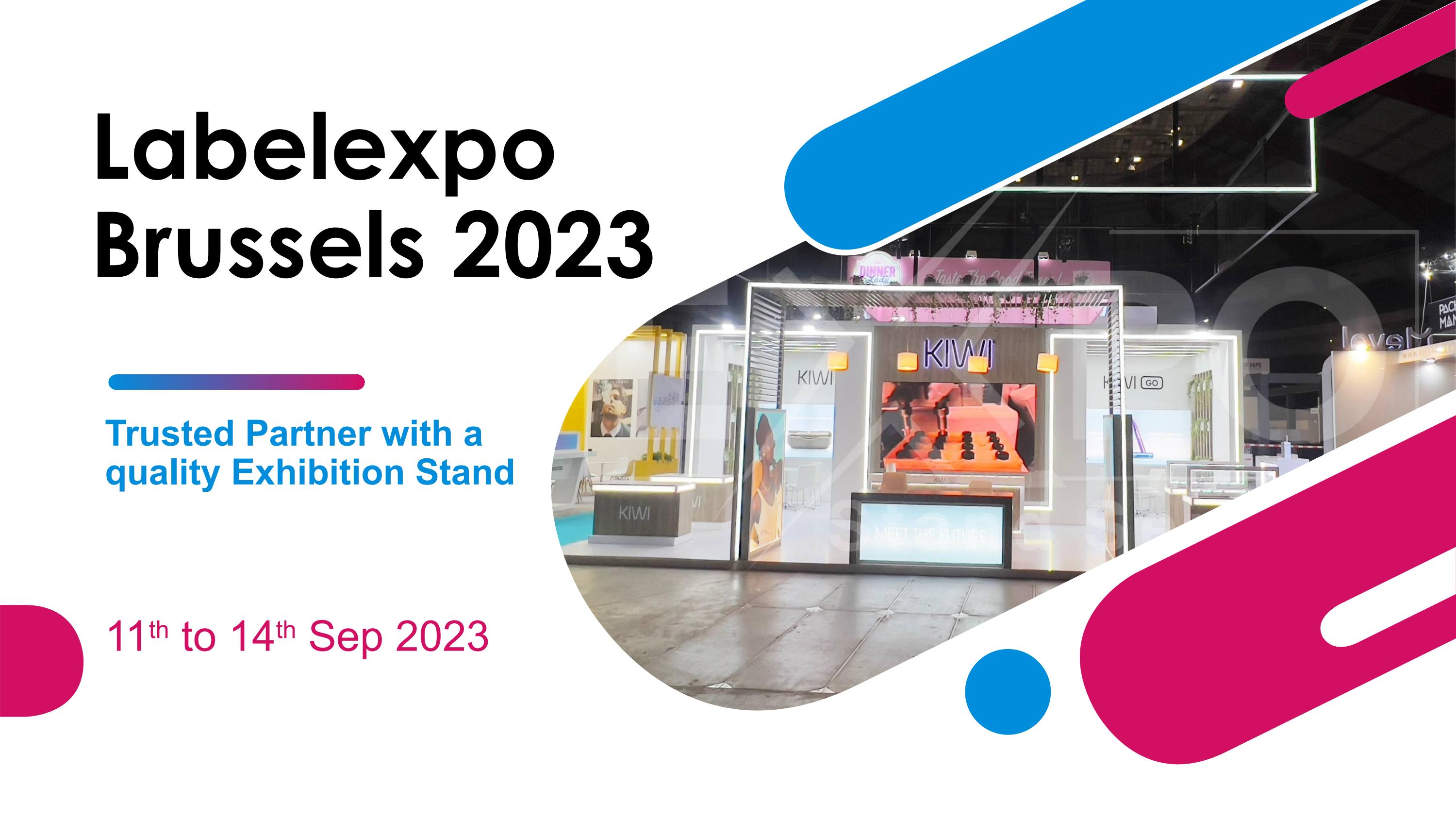 Labelexpo Europe 2023 Exhibition stand builder for Labelexpo by