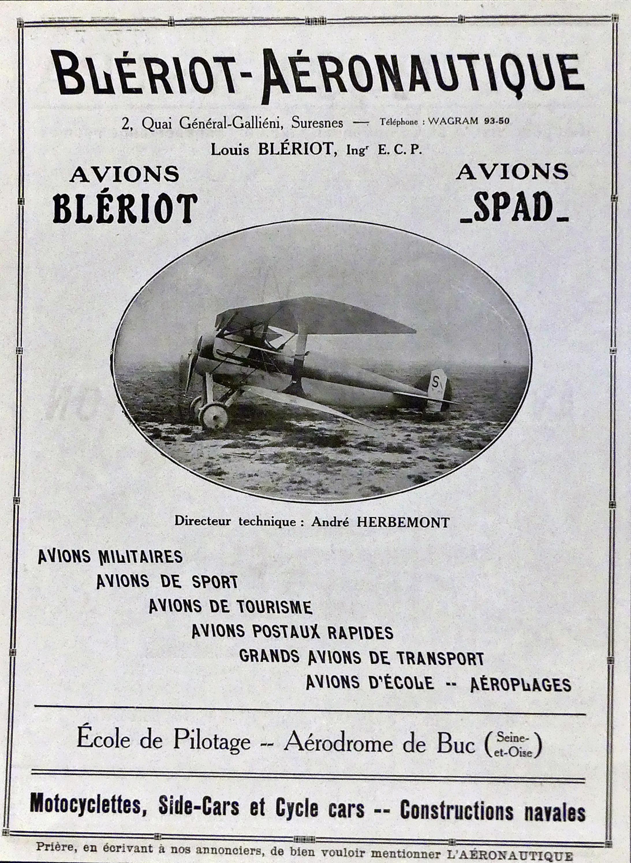 Catalogue Blériot SPAD by Aeriastory Issuu