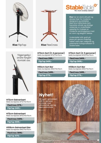 NICHE Utemøbelkatalog 2023 第 19 页