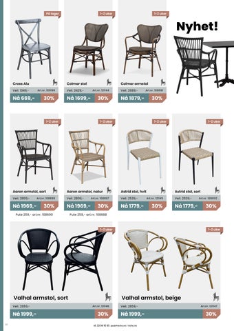 NICHE Utemøbelkatalog 2023 第 22 页