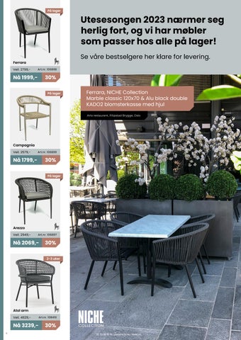 NICHE Utemøbelkatalog 2023 第 6 页