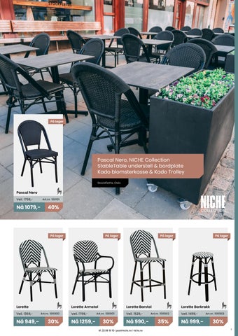NICHE Utemøbelkatalog 2023 第 9 页