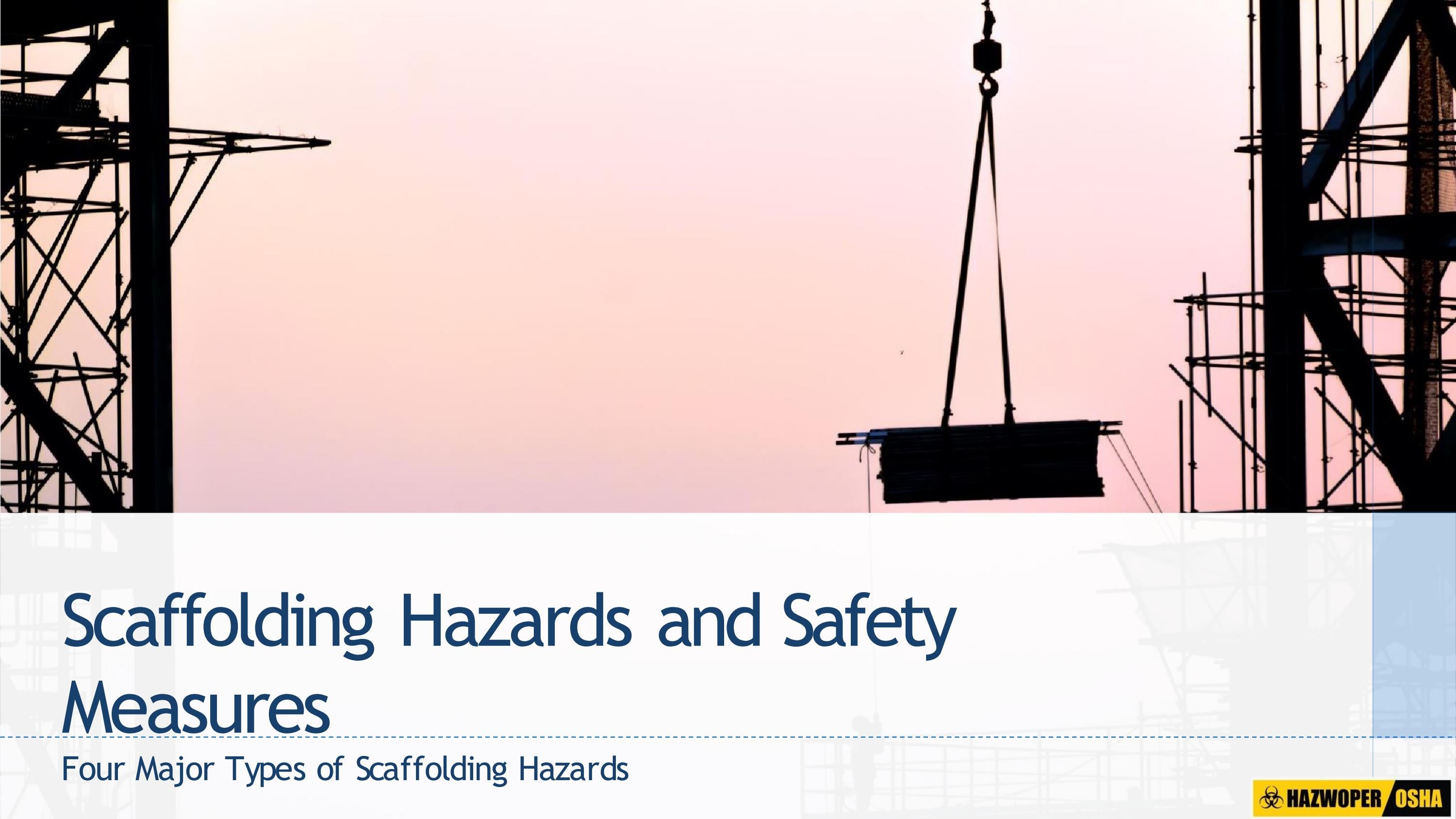 Scaffolding Hazards and Safety Measures by HAZWOPEROSHA Issuu