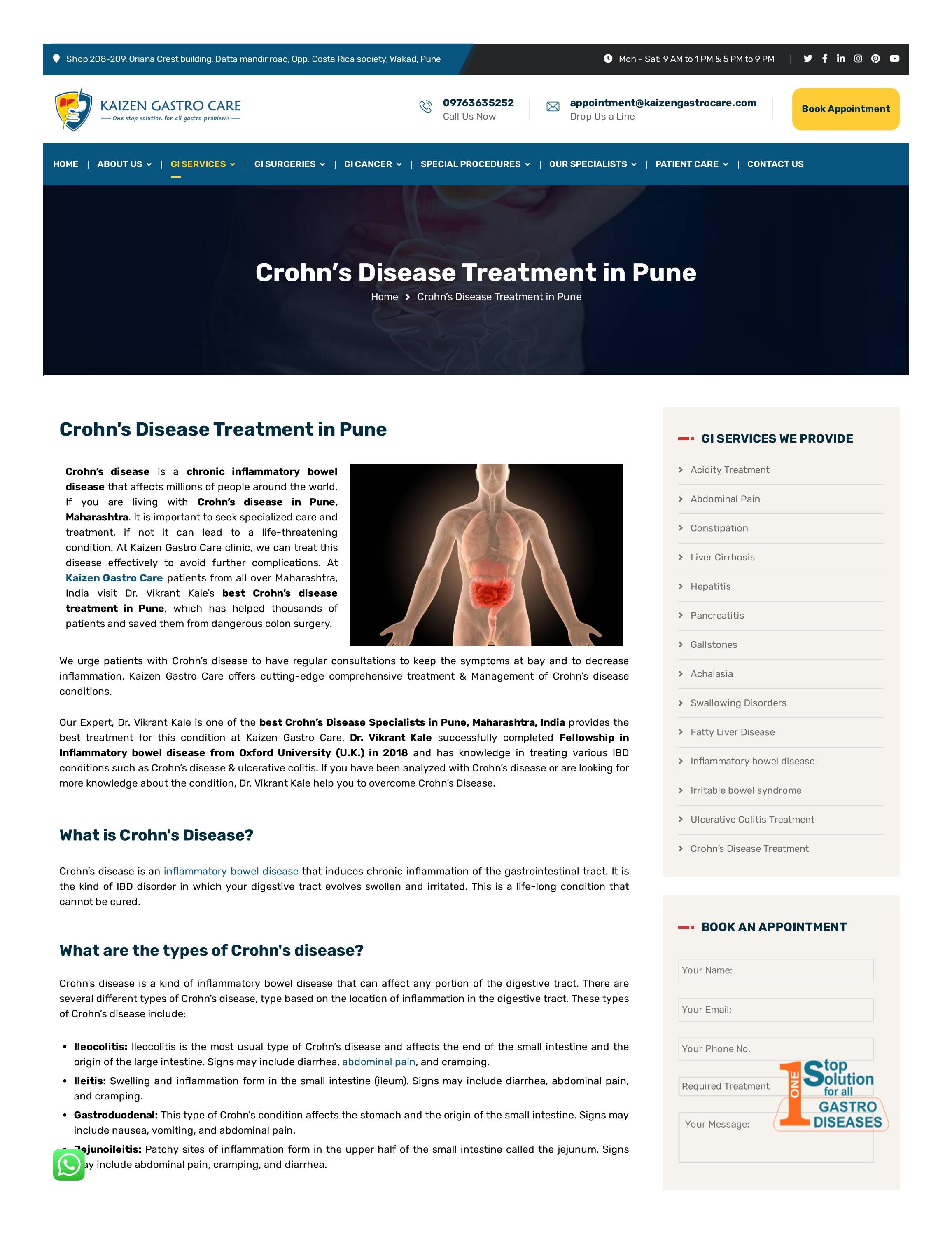 Crohn's Disease Treatment in Pune Kaizen Gastro Care by Kaizen Gastro Care Issuu