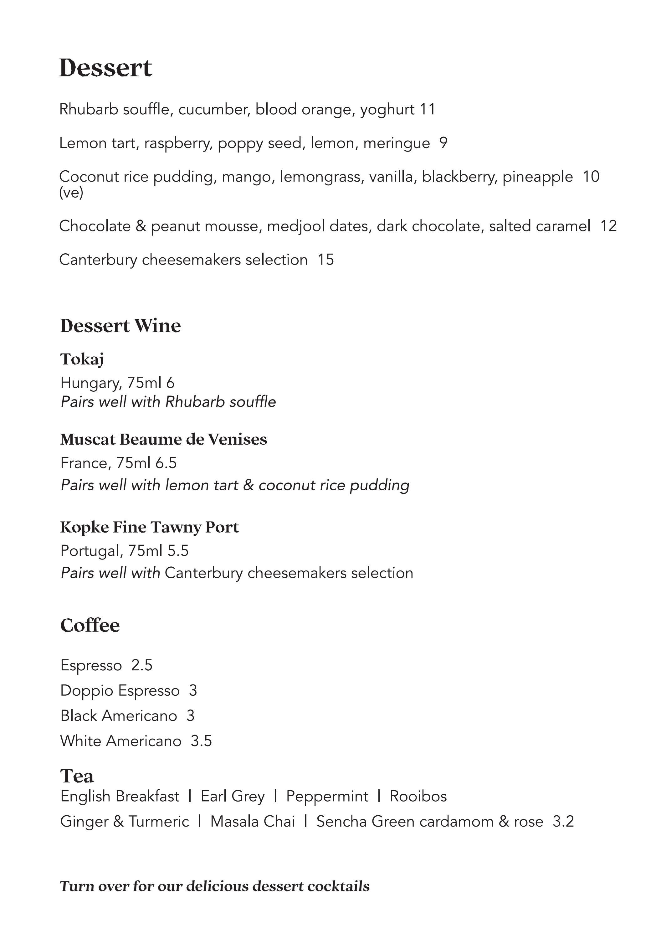 Dessert Menu by Bradley Lomas Issuu