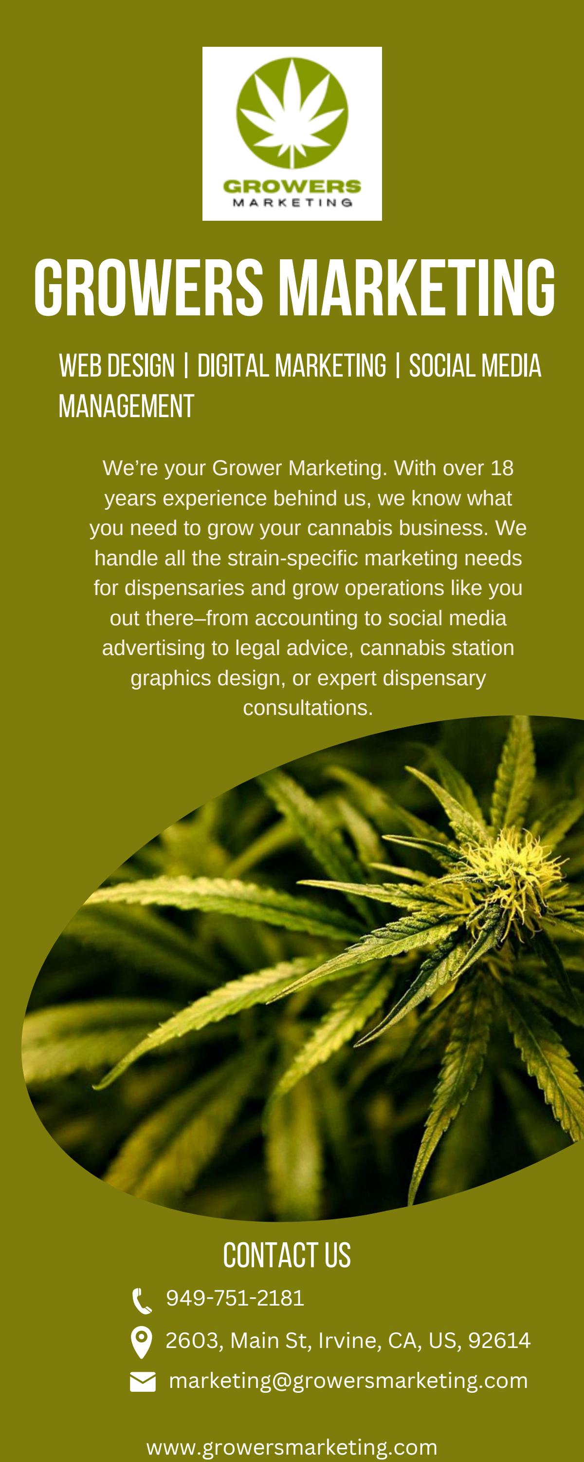 Best Cannabis Branding Agency Growers Marketing by Growers Marketing