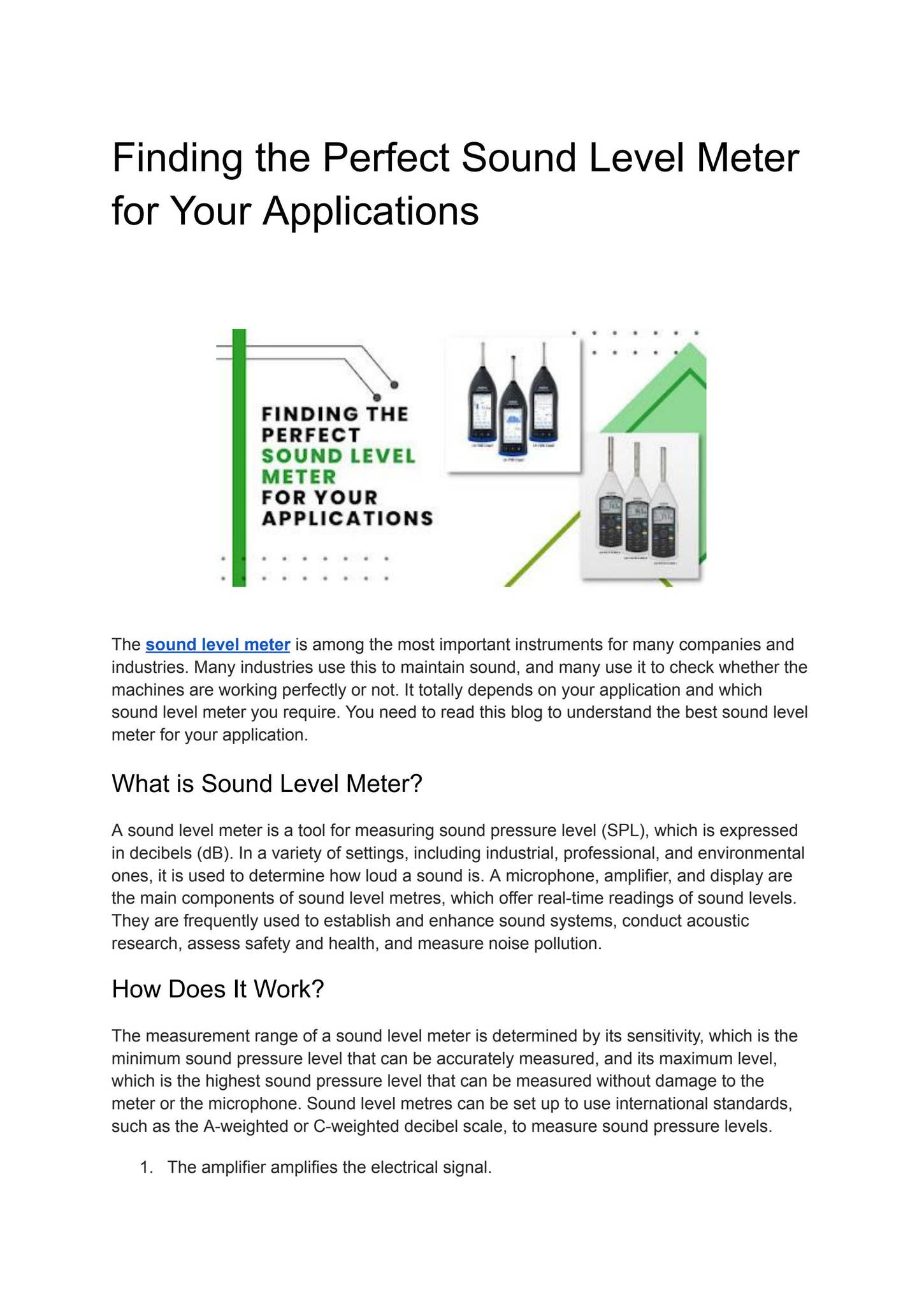 Finding the Perfect Sound Level Meter for Your Applications by Onosokki ...