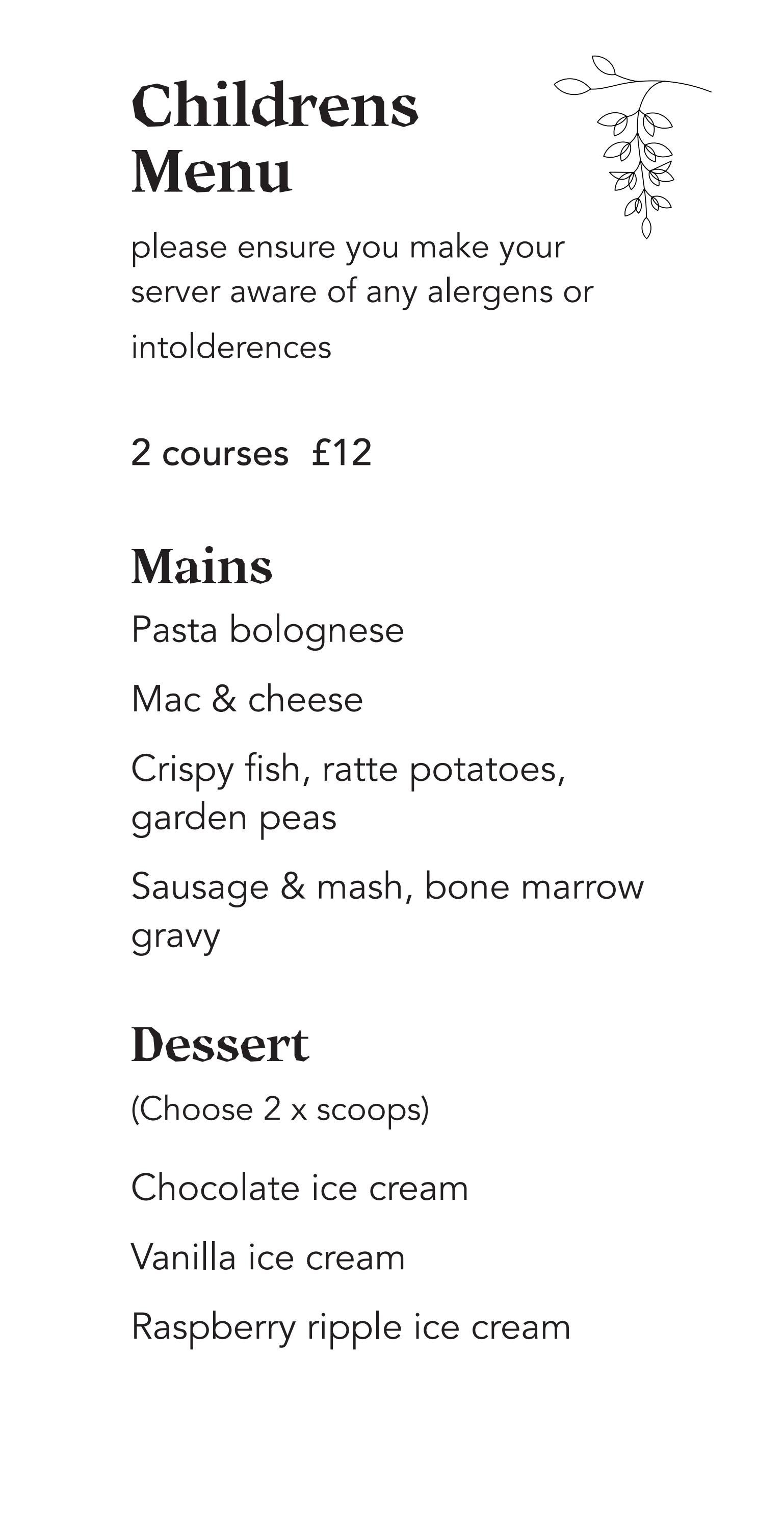 Kids Menu by Bradley Lomas Issuu