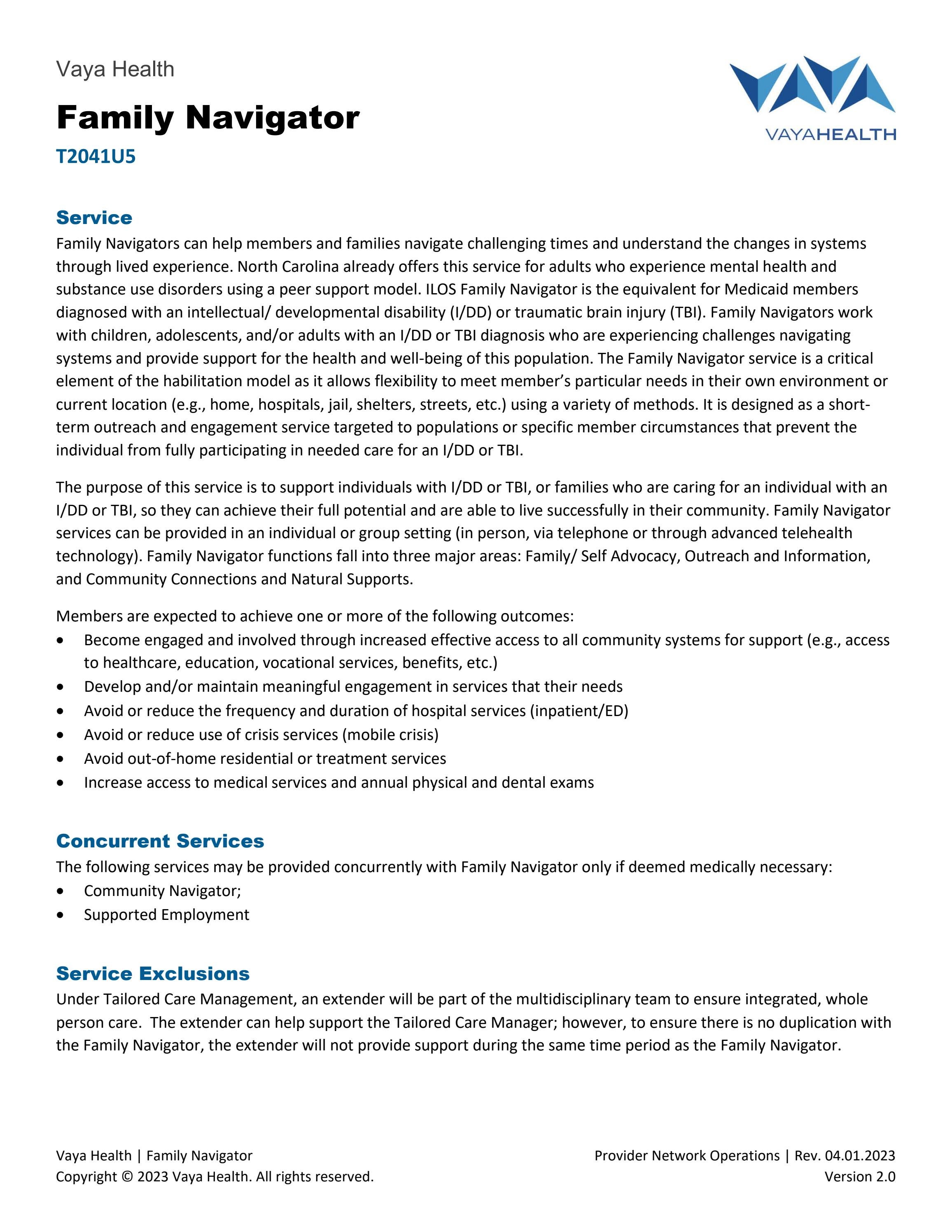 ilosfamilynavigator by Vaya Health Issuu