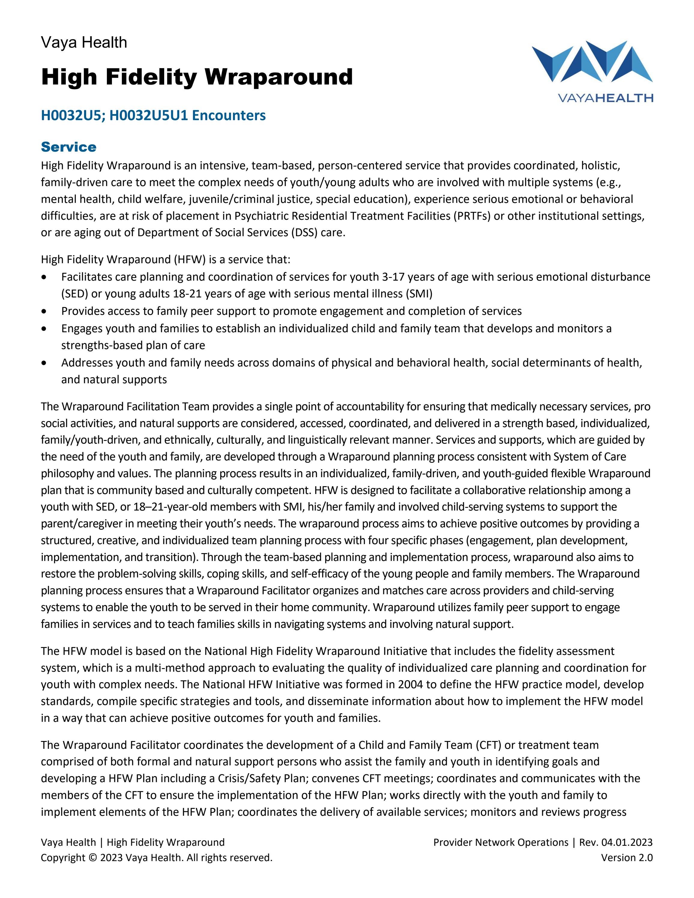 iloshighfidelitywraparounddefinition by Vaya Health Issuu