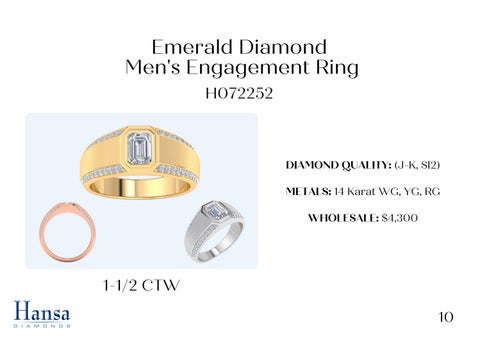 Men's Natural Diamond Engagement Rings 第 11 页