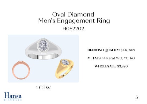 Men's Natural Diamond Engagement Rings 第 6 页